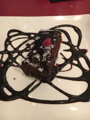 Chocolate cake at Art Cafe ELK in Hiroshima