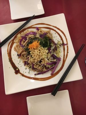 Soba Noodles.  at Art Cafe ELK in Hiroshima