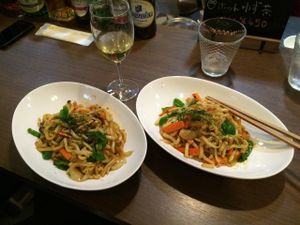 Yaki Udon at Art Cafe ELK in Hiroshima