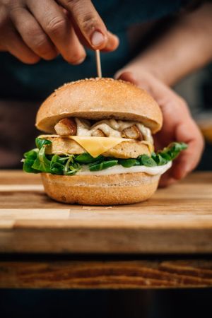 Kaiser at  Van Ver Burger Garibaldi in Turin