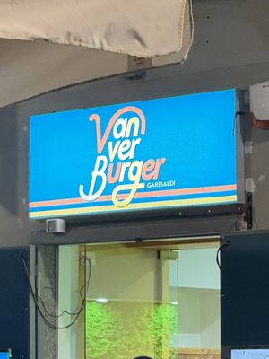 Insegna del locale   at  Van Ver Burger Garibaldi in Turin