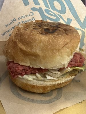 Burger “Grilet"  at  Van Ver Burger Garibaldi in Turin