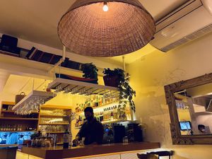 The bar at Zaza Bistro Tropical in Rio De Janeiro