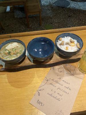 Vegetable Curry - really good 😋  at Zaza Bistro Tropical in Rio De Janeiro