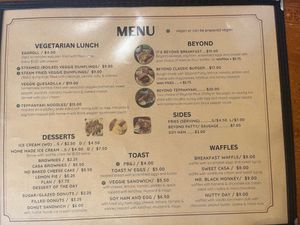 Food  at Casa Cafe in Belmopan