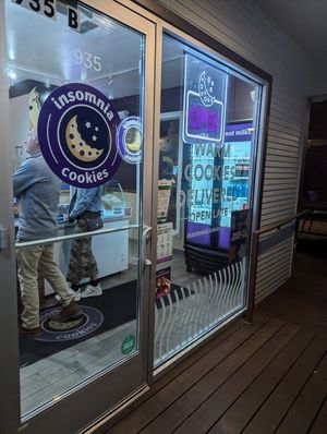 Storefront at Insomnia Cookies in Reno