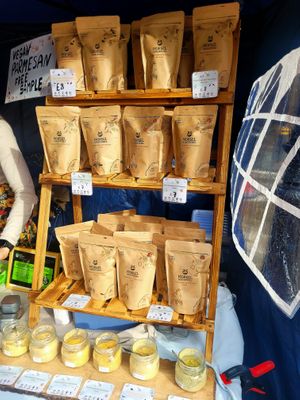 Morsel Adventures Parmesan @ Chester Vegan Market Chester October 2025. at Morsel Adventures in Nottingham