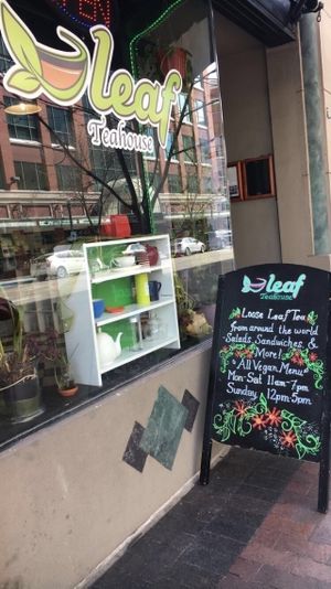 Front of Store at Leaf Teahouse in Boise