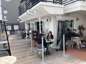 Outside  at Skal Pizza in Newport Beach