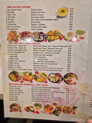 Menu Dec 2025 at Selina Hoang Lan Tinh Chay in Sunshine