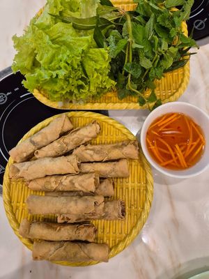 Spring rolls $15: good at Selina Hoang Lan Tinh Chay in Sunshine