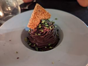 Mousse chocolat at Moon in Siracusa