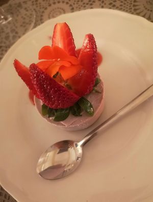 Cheesecake at Moon in Siracusa