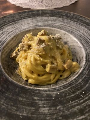 Carbonara Veg  at Moon in Siracusa