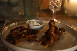 Tzatziki Skewers at Moon in Siracusa