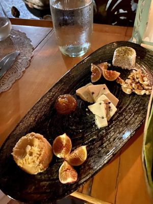 Cheese board  at Moon in Siracusa