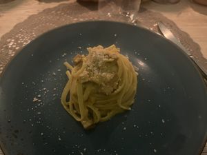 carbonara  at Moon in Siracusa