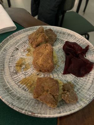 Soy medallions  at Moon in Siracusa