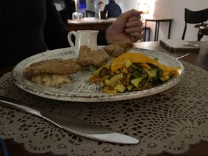 Soy medallions   at Moon in Siracusa