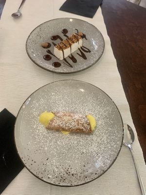 Never pass on the dessert!  at Moon in Siracusa