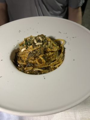 Spaghetti alla palermitana  at Moon in Siracusa