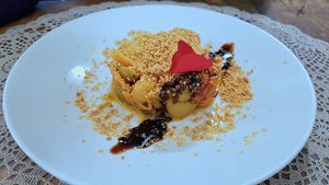 Apple caponata at Moon in Siracusa