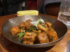 Kung pao tofu  at TANGRA in London