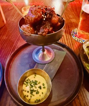 Lollipop chicken and gobi  at TANGRA in London