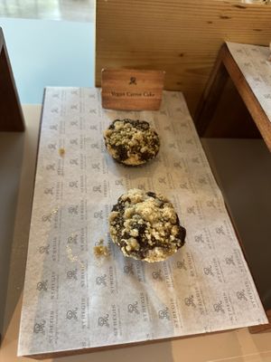 Vegan carrot cakee  at The St. Regis Maldives Vommuli Resort in Rinbudhoo