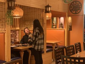 Cosy booths...  at Thien Tam Asia Vegan & Vegetarian Restaurant in Toronto
