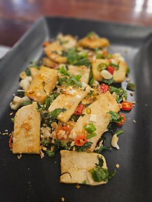 Tofu at Vegan mama in Chiang Mai