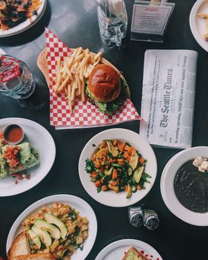 From their Facebook. NEW 1/26/2020: Beyond burger, Vegan black bean soup, Vegan burrito, Hummus plate, Vegan hash, Veggie sandwich, Vegan kale/squash hash, Vegan grilled cheese. at Lost Lake Cafe & Lounge in Seattle