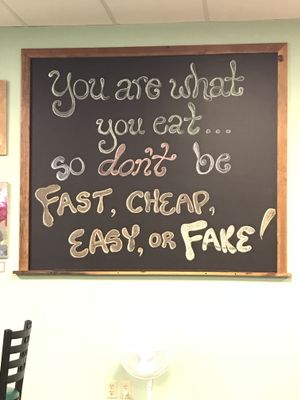 so true!! at Blue Wing Frog in Strasburg