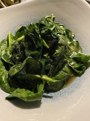 Sautéed Spinach  at The Rhum House in Marathon