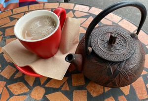 Vanilla chai with soy   at Radhey Chai Bar in Fitzroy