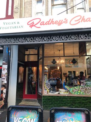Mostly vegan at Radhey Chai Bar in Fitzroy