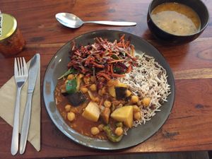 ‘Not So Hungry’ plate at Radhey Chai Bar in Fitzroy
