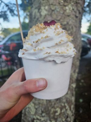 Small ND sundae at Ice Cream Cafe in Orleans