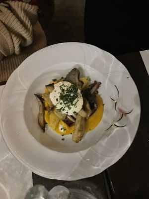 Tortina con crema di zucca  at Clan Destino in Emilia-romagna