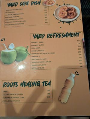 Drinks at The Vegan & Jamaican Restaurant in Nairobi County