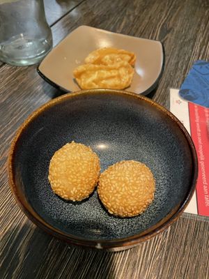 Sesame balls  at Yakitori & The Sushis in Noord-brabant