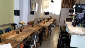 inside at Schnell Veg in Dusseldorf