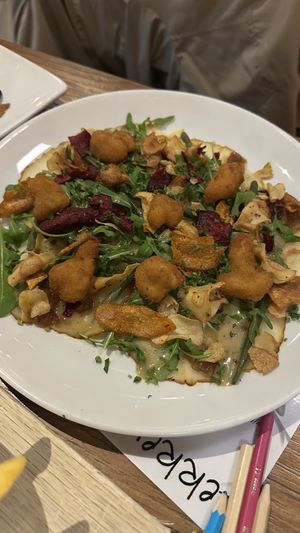 Knolselderij carpaccio   at Brasserie Coldenhove in Gelderland