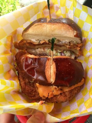 Chik’n sandwich at Atlas Meat-Free Delicatessen in Miami