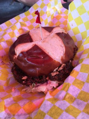 Get the burnt tips  at Atlas Meat-Free Delicatessen in Miami