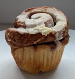 Brioche Cinnamon Roll at Catscratch Co-op in Portland