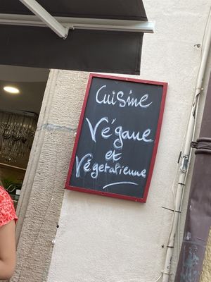 Outside  at Le Touareg in Colmar