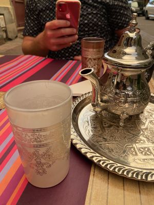 Fresh tea  at Le Touareg in Colmar