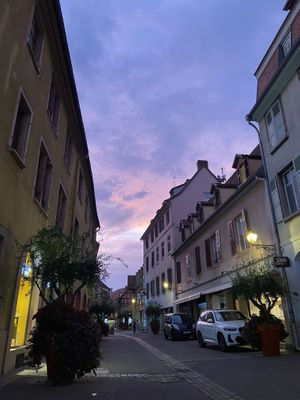 The view   at Le Touareg in Colmar