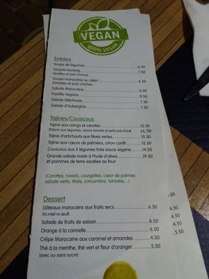 Whole a at Le Touareg in Colmar